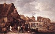 TENIERS, David the Younger Village Feast dtg oil on canvas